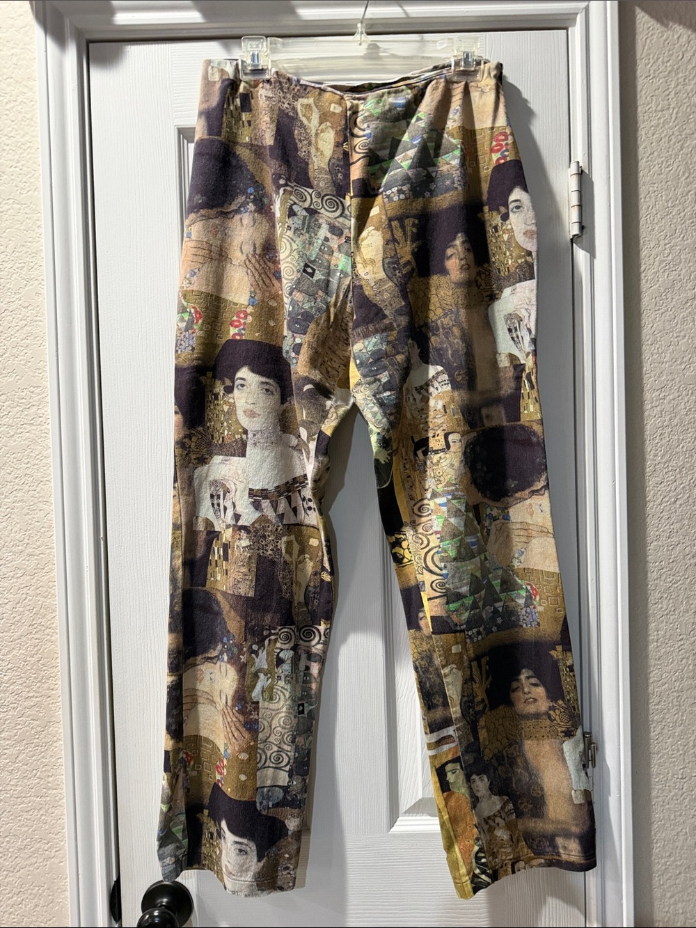 Walking Art  museum Klimt Artistic Print Pant Sz 12